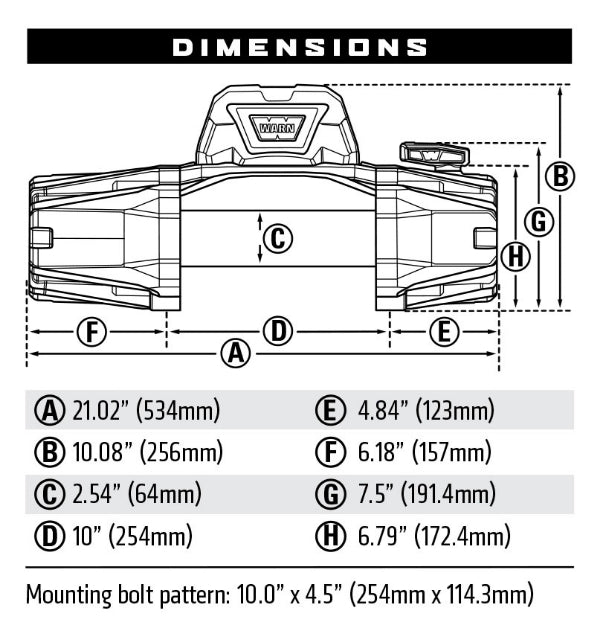 WARN VR EVO 12-S