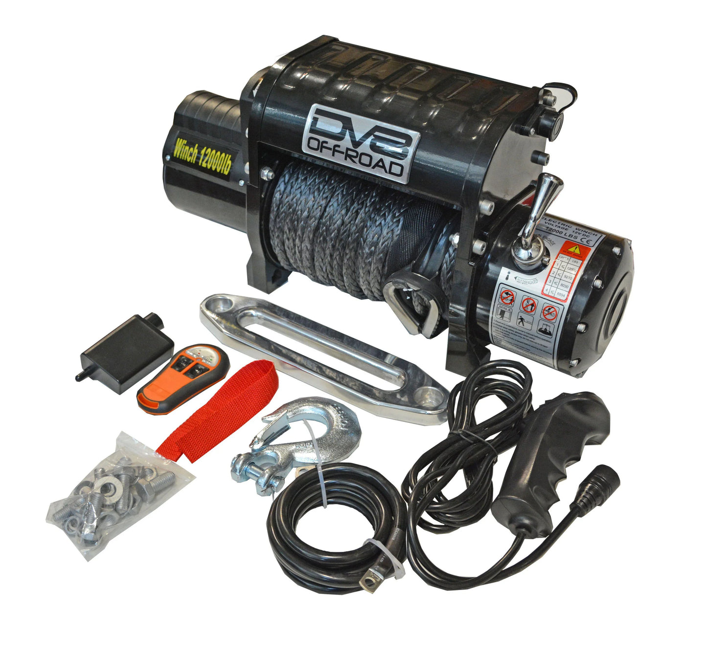 DV8 12,000 lbs. Winch Synthetic